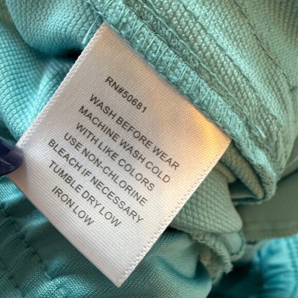 Barco One Womens Wellness Scrub Pants M Side Zippers Elastic Waistband Medical T - Picture 6 of 8